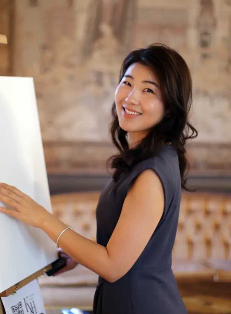 Photo of Karra Hong Live Wedding Painter