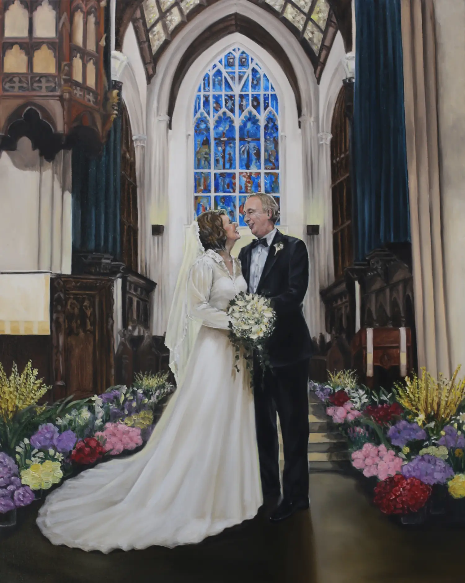 Wedding Painting Commission Anniversary Gift 2026 by Karra Hong